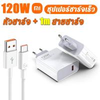 ราคา รับประกัน 1 ปี อแดปเตอร์ชาจไว 120W 6A หัวชาร์จเร็ว สายชาร์จเร็ว PD USB TypeC 3 0 สําหรับ iPhone Samsung Xiaomi Huawei (21930491803)