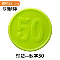 ราคา เหรียญพลาสติก ชนิดมีตัวเลข พร้อมกล่อง ชิป 38mm เหรียญพลาสติก (20795372177)