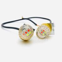 ราคา ไฟตาแมวรถมอเตอร์ไซค์ ไฟเลี้ยว DIY ไฟ LED Daylight JZD 23MM รุ่นใหม่ระบบไฟ RGB ไฟกระพริบ ขายเป็นคู่ (21784623651)