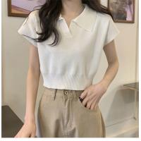 ราคา เสื้อครอป ผ้าไหมพรม ครอปท็อปทรงคอปก ปาด้า น่ารักมาก ทรงแขนค้างคาวเบาๆ ทรงเป๊ะ ค้างคาว Cici 016 (20464990928)