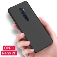 ราคา ส่งจากไทย Case OPPO Reno2F เคสโทรศัพท์ออฟโบ้ Oppo Reno 2F เคสนิ่ม tpu เคสสีดําสีแดง เคสซิลิโคน (1261692960)
