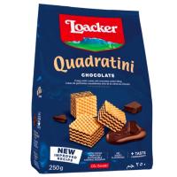 ราคา ล็อคเกอร์ ควอดราตินี ช็อกโกแลต เวเฟอร์สอดไส้ครีมช็อกโกแลต 250 กรัม Loacker Quadratini Chocolate 200250 g ขนม เวเฟอร์ loacker ขนมกินเล่น ช็อกโกแลต (20694230646)