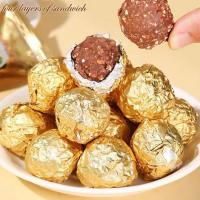 ราคา ช็อกโกแลตเวฟเฟอร์ คล้าย เฟอร์เรโร่ 1กล่อง43ชิ้น500กรัม (21548411415)