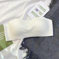 ราคา กันลื่นบรา บราสุขภาพ เสื้อชั้นในไร้โครง สีพื้น เสื้อในเกาะอก ผู้หญิง ฟองน้ำบาง เนื้อผ้านิ่ม สวมใส่สบาย กันลื่นบรา สวมใส่สบาย ไร้ตะเข็บสตรีไม่มีสายรัดดันเดียวหน้าอกเล็กยกทรงแบบหลายทางชุดชั้นในยกทรงล่อง