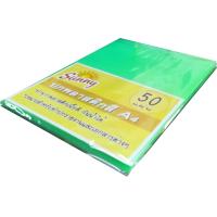 ราคา ปกพลาสติกใสสี A4 ปกใส ปกใสสี ปกใสสีA4 หนา150 ไมครอน 50 แผ่น สีแดง สีขาวขุ่น สีชมพู สีฟ้า สีเขียว สีเหลือง ทำปกรายงาน แผ่นใสสี แผ่นใสสีA4 (1527704923)