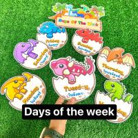 ราคา Days of the week สื่อการสอนภาษาอังกฤษ วันของสัปดาห์ สื่อการสอนปฐมวัย สื่อการสอนทำมือ (21697567985)