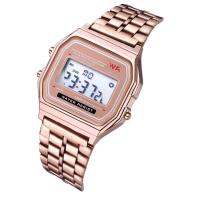 ราคา Jam Tangan elektronik เหล็ก F91w สำหรับผู้ชาย Jam Tangan Digital LED อเนกประสงค์สไตล์ฮาราจูกุโดยไม่ต้องใช้ตะขอ (21735118094)