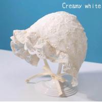 ราคา หมวกผ้าลูกไม้สำหรับเด็กอ่อน หมวกผูกคางเด็กผู้หญิง (19545607645)