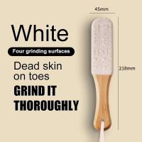 ราคา ตะไบเท้าสองด้านขนาดใหญ่สำหรับเครื่องมืออุปกรณ์ดูแลเท้ากำจัดหนังด้านผิวหนังที่ตายแล้วที่ขัดเท้าตะไบเท้า ไม้เนื้อแข็งและหินภูเขาไฟ Pengasah Berus Tumit Kaki (21490888934)