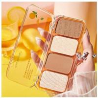 ราคา No 23085 03 คอนทัวร์ใบหน้า 4 สี Kiss Beauty Highlighter Powder สามมิติ 4สี คิส บิวตี้ ไฮไลท์ยี่ห้อใหม่ไฮไลต์เงาและจมูก (21491039743)