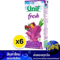 ราคา น้ำผักผลไม้รวม ผสมแครอทม่วง40 180 มล 6กล่อง ยูนิฟ Unif Mixed Vegetable And Fruit Juice Mixed With 40 Purple Carrots น้ำผลไม้พร้อมดื่ม น้ำผัก น้ำผลไม้ (21461093050)