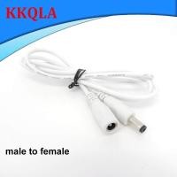 ราคา QKKQLA 22awg 3A DC Male To male female Power supply Adapter white black cable Plug 5 5x2 1mm Connector wire 12V Extension Cords (19836072205)