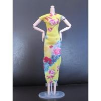 ราคา ชุดเสื้อผ้าตุ๊กตาบาร์บี้ ชุดกี่เพ้าบาร์บี้แขนกุด ชุดคอจีนโบราณสำหรับตุ๊กตาความสูง 30cm (7170508328)