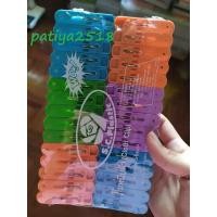 ราคา ที่หนีบผ้า ไม้หนีบผ้า หนีบผ้า กิ๊บหนีบผ้า ไม้แขวนหนีบผ้า ส่งจริงร้านเปิดใหม่ 28ตัวต่อแพ็ค คละสี (19676090401)