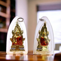 ราคา จี้พระ วัตถุมงคล พระคู่บ้าน พระแก้วมรกต หลวงพ่อโสธร พระพุทธชินราช กรอบพลาสติกกันน้ำ (21911003818)