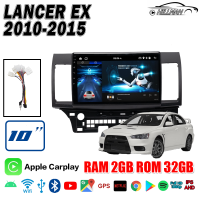 ราคา AO จอแอนดรอย 10 นิ้ว LANCER EX 2010 2015 จอ android ติดรถยนต์ IPS QLED 2DIN Apple Carplay แบ่ง2จอได้ Android WIFI GPS Quad Core วิทยุติดรถยนต์ (19804974707)
