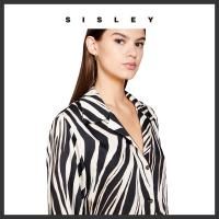 ราคา Sisley เสื้อเชิ๊ต สำหรับผู้หญิง LIGHT BLUE 53CRLQ05U (21282620599)