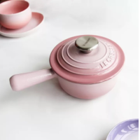 ราคา LE CREUSET หม้อเหล็กเคลือบฟัน 16 ซมหม้อกระทะกลมกระทะหม้อสตูว์หม้อตุ๋น (21892475112)