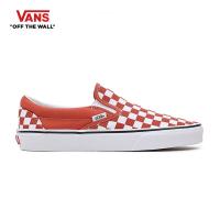 ราคา VANS CLASSIC SLIP ON COLOR THEORY CHECKERBOARD BURNT OCHRE รองเท้า ผ้าใบ VANS ชาย หญิง (21479155789)