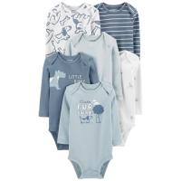 ราคา คูปอง 2 ต่อ Carters Bodysuit Set 6Pk Multi L8 คาร์เตอร์เสื้อผ้าชุดบอดี้สูทเซทแพ็ค 6 ชิ้น (16182193737)