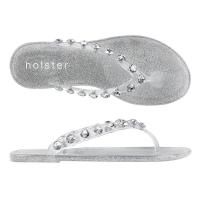 ราคา Holster Diamonte Vacation Clear Glitter HST128CG รองเท้าแตะแบบมีหู (7204082216)