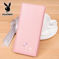 ราคา Playboy กระเป๋าสตางค์ผู้หญิงแบบยาวหนังวัวนิ่มคอลเลคชั่นใหม่2023กระเป๋าสตางค์หนังแท้สไตล์เกาหลีช่องใส่บัตรหลายช่องแฟชั่นสลักตัวอักษร (8291307631)