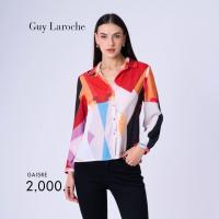 ราคา Guy Laroche เสื้อเชิ้ตผู้หญิง มิลเลอร์ แขนยาว สีแดง GAI5RE (21458097937)