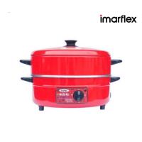 ราคา IMARFLEX กระทะไฟฟ้า 2 ชั้น MP 16Q สีแดง สีฟ้า (10902783180)