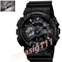 ราคา นาฬิกาข้อมือ Casio GShock รุ่น GA 110 1B นาฬิกาผู้ชายสายเรซิ่นสีดำ รุ่น Blackhawk ตัวขายดี (1000786095)