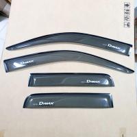 ราคา กันสาด isuzu d max สีดำใส สำหรับ 4 ประตู ใส่ปี 2002 2011 (15056553788)