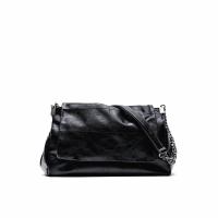 ราคา ready stock 2024ZARA Womens Bag Rock Style Soft Leather Versatile Chain Bag Single Shoulder Handbag (21737500425)