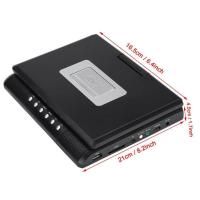 ราคา เครื่องเล่นดีวีดี MP3 TV VCD พลาสติก สีดํา หมุนได้ 7 8 นิ้ว แบบพกพา หน้าจอ LCD การ์ด SD (21768079083)