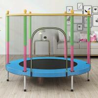 ราคา YTL TRAMPOLINE บน้ำหนักได้ 300กิโล แทรมโพลีน แทมโพลีน เตียงกระโดด แทรมโพลีนสำหรับเด็กกระโดดเล่น ขนาด 140cm x 122cm (21803603019)