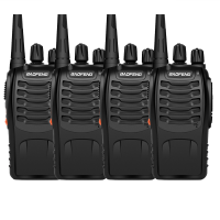ราคา 4 PCS วิทยุสื่อสาร BAOFENG 888S 1 5Km UHF 400 480Mhz กำลังไฟ5W 16 ช่อง ไม่ต้องขอใบอนุญาต (21794213669)