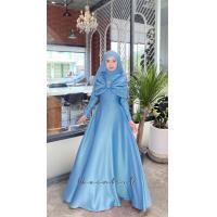 ราคา ชุดเดรสอิสลามสำหรับผู้หญิง ชุดพร้อมผ้าคลุม รุ่นดาวิ แฟชั่นมุสลิม ชุดเดรสทรงบานใส่ออกงาน สวยมาก (21826624223)