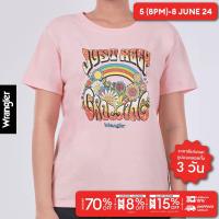 ราคา WRANGLER เสื้อยืดแขนสั้นผู้หญิง คอลเลคชั่น Wrangler Keeps You Cool ทรง Regular รุ่น WR S424WTSSN18 (21897277615)
