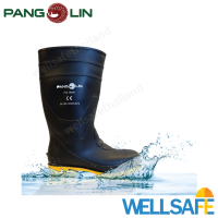 ราคา PANGOLIN บู๊ทยางกันสารเคมี รุ่น 0016 หัวยาง สูง 14 มาตรฐาน CE Safety Boots รองเท้าบู๊ท PVC (10521809294)