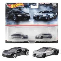 ราคา Hotwheels Premium Packs 2 BUGATTI VEYRON 16 BUGATTI CHIRON สเกล 1 64 (21386891675)