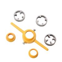 ราคา 2024 ชุดเครื่องต๊าปเกลียวท่อพีวีซี 1 2 3 4 1 ชุดประแจก๊อกความแข็งสูง ชุดเครื่องต๊าปเกลียวท่อพีวีซี (21788443228)