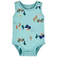 ราคา คูปอง 2 ต่อ Carters Bodysuit 1Pc Green L8 คาร์เตอร์เสื้อผ้าชุดบอดี้สูทพิมพ์ลาย (16230344068)