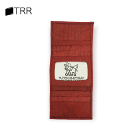 ราคา THAILEATHERGOODS กระเป๋าสตางค์หนังวัวแท้ ลายหนังช้าง ทรงตั้ง 3 พับ กระทัดรัด กระเป๋าสตางค์หนังแท้ กระเป๋าผู้ชาย (12589064022)