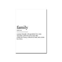 ราคา Happy Family Quote Wall Art Love Heart Print Nordic Style Canvas Painting Ideal For Bedroom Decor Black And White Abstract Design Poster (20242083745)