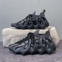 ราคา VASIBAEN รองเท้าผู้ชายยี่ห้อ PLAYBOY ของผู้ชายหลากหลายใหม่ตาข่ายกีฬารองเท้าถักบินรองเท้าคู่รองเท้าผู้ชาย (20042521432)