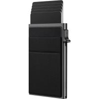 ราคา Rfid Smart Credit Card Holder Wallet Metal Thin Slim Men Women Wallets Pop Up Minimalist Wallet Black Metal Bank Cardholder Case Wallets (19620741182)
