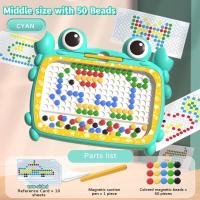 ราคา ของเล่นเด็ก Magnetic Drawing Board ของเล่นเพื่อการศึกษาสําหรับเด็กผู้หญิง 2 3 4 5 ปี ไอเดียของขวัญคริสต์มาส กระดานแม่เหล็ก ต่อภาพ เสริมพัฒนาการ กระดานวาดภาพแม่เหล็ก (21295232311)