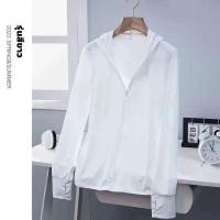 ราคา เสื้อคลุมกันแดด เสื้อคลุมกัน UV เสื้อคลุมผ้าลื่น ป้องกันผิวจาก UV เสื้อคลุมมีฮู้ด Sport ออกกำลังกาย (21931082121)