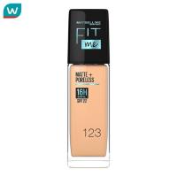 ราคา Maybelline เมย์เบลลีน รองพื้น ฟิตมี แมท พอร์เลส ฟาวเดชั่น 30มล 123 (15864309982)