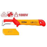 ราคา Total มีดปอกสายไฟ 7นิ้ว 185 มม หุ้มฉนวน กันไฟฟ้า 1000โวลท์ รุ่นTHIDCK1851 (21347105411)