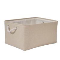 ราคา ที่จัดระเบียบเก็บของเล่นเสื้อผ้าตะกร้าเก็บของแบบพับเก็บได้ผ้าลินินสำหรับซักรีดกล่องเก็บของตะกร้าใส่ของ (21445668912)