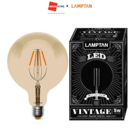ราคา หลอดไฟวินเทจ LAMPTAN รุ่น GLOBE LED 5W ขั้ว E27 Vintage หลอดไฟ (20475146736)